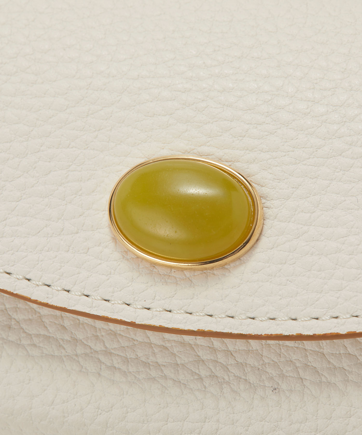 TOPKAPI 「【TOPKAPI】 gemdrops ジェムドロップ ミニエンボスレザー 天然石 三つ折り 財布」|財布|