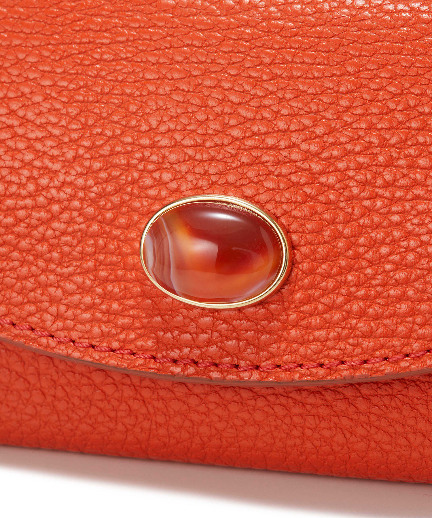 TOPKAPI 「【TOPKAPI】 gemdrops ジェムドロップ ミニエンボスレザー 天然石 三つ折り 財布」|財布|