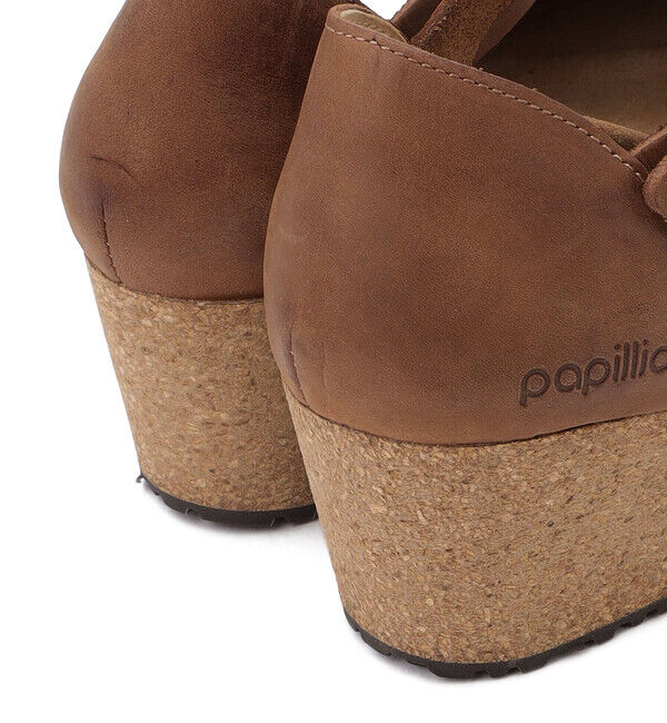 Papillio「【パピリオ】メリー リングバックル/コニャック ナチュラルレザー/サンダル レディース」|サンダル|