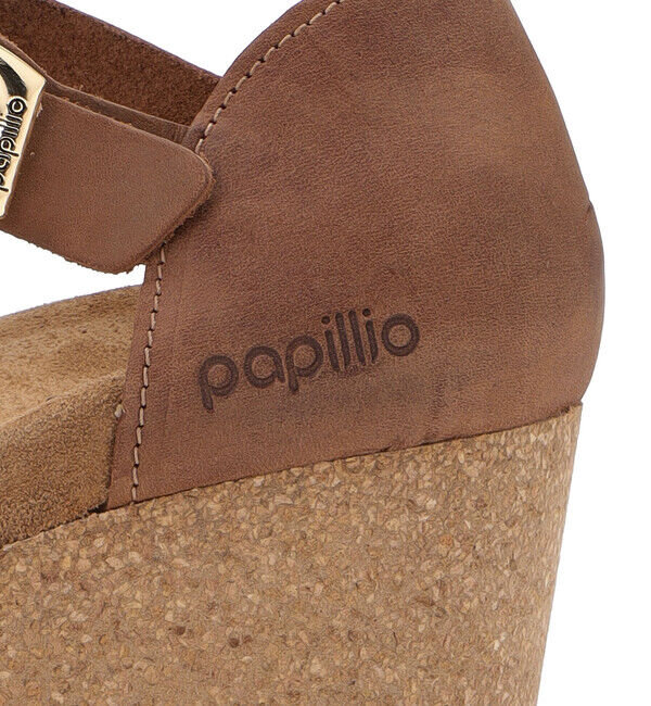 Papillio「【パピリオ】メリー リングバックル/コニャック ナチュラルレザー/サンダル レディース」|サンダル|