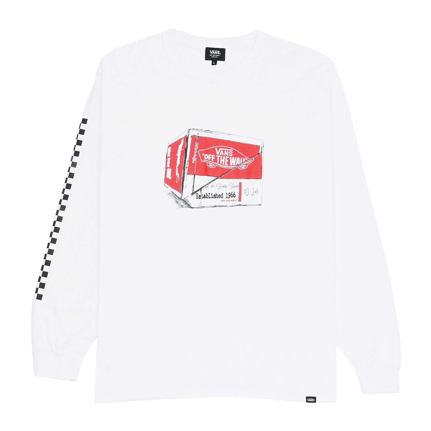 VANS「【VANSｱﾊﾟﾚﾙ(WJ)】M Vintage Shoe Box L TEE」|Tシャツ・カットソー|