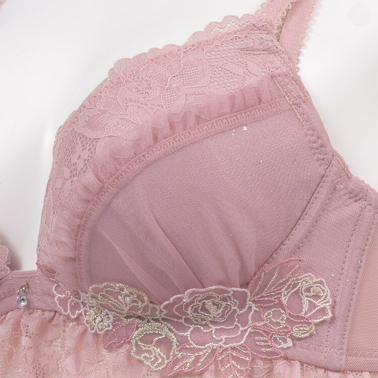 intesucre「アンテシュクレ 毎日フィットブラ Wパッドボリュームタイプ ブラセット IBT378S」|インナー|