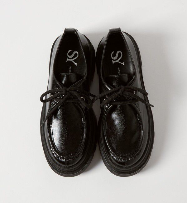 ODETTE E ODILE「＜SY＞ ボリュームソールチロリアン フラット55&uarr;」|モカシン|