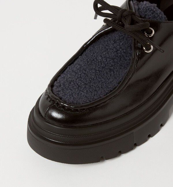 ODETTE E ODILE「＜SY＞ ボリュームソールチロリアン フラット55&uarr;」|モカシン|