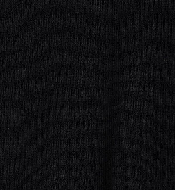 UNITED ARROWS「シルクリブ Uネック ニット」|ニット・セーター|