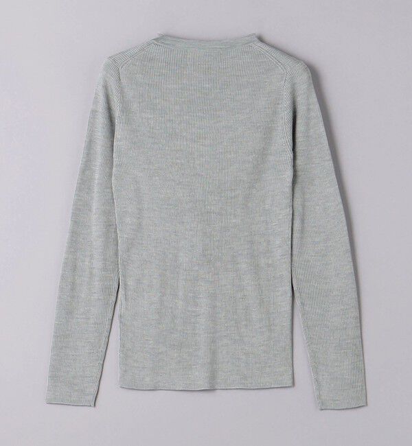 UNITED ARROWS「シルクリブ Uネック ニット」|ニット・セーター|