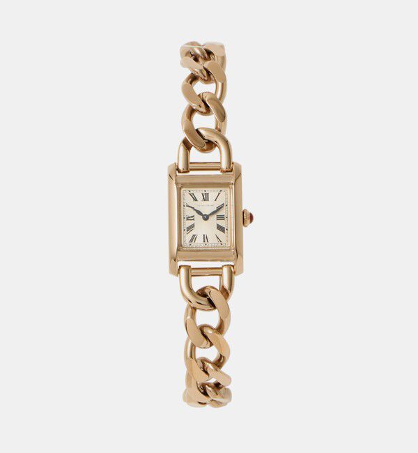 UNITED ARROWS「スクエア チェーン 腕時計」|腕時計|GOLD