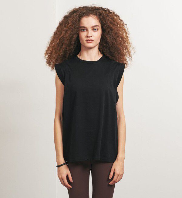 UNITED ARROWS「＜TO UNITED ARROWS＞コットン ノースリーブ カットソー」|Tシャツ・カットソー|