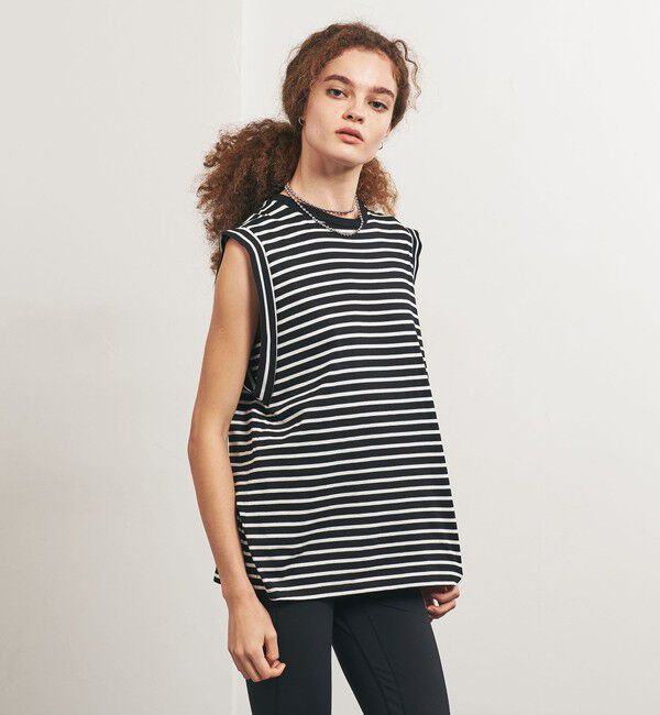 UNITED ARROWS「＜TO UNITED ARROWS＞コットン ノースリーブ カットソー」|Tシャツ・カットソー|