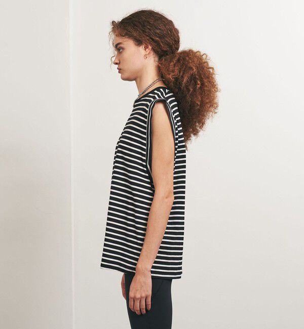 UNITED ARROWS「＜TO UNITED ARROWS＞コットン ノースリーブ カットソー」|Tシャツ・カットソー|