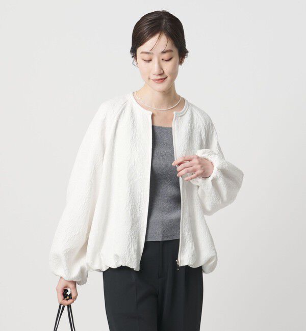 UNITED ARROWS「ジャガード ブルゾン」|ブルゾン・スタジャン|