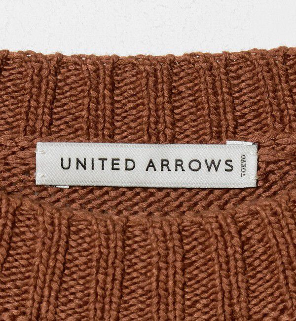 UNITED ARROWS「テープヤーン 天竺編み  クルーネック サマーニット」|ニット・セーター|