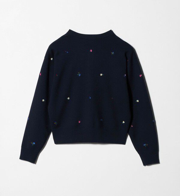 UNITED ARROWS「フラワー エンブロイダリー カーディガン」|カーディガン|