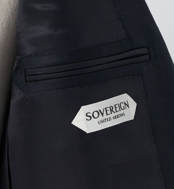 UNITED ARROWS「＜SOVEREIGN＞ サージ シングル３ボタン スーツ」|スーツ|