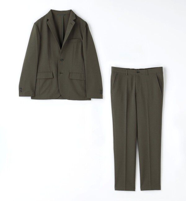 UNITED ARROWS green label relaxing「【WEB限定】JUST fit ドライPEスリムセットアップ ジャケット＆パンツ -吸水速乾・防シワ-」|テーラードジャケット|