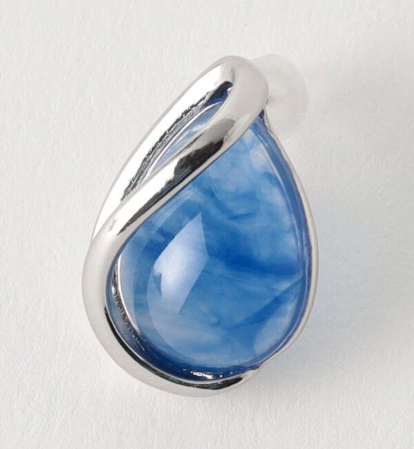 UNITED ARROWS green label relaxing「クリア シズク メタルフレーム ピアス」|ピアス|