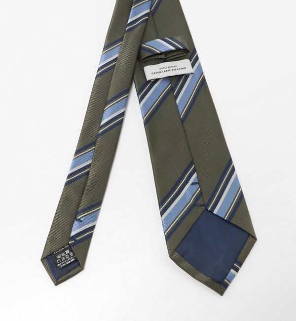 UNITED ARROWS green label relaxing「GLR ポリエステル ウォッシャブル ストライプ3 ネクタイ」|ネクタイ・蝶ネクタイ|