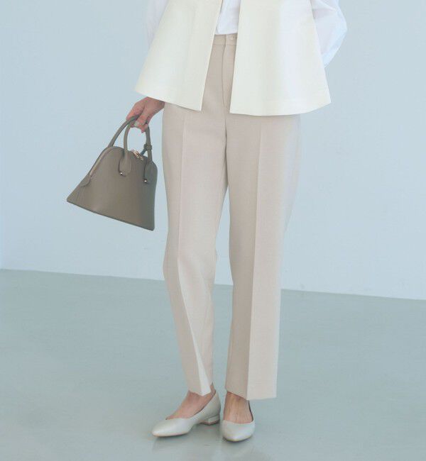 UNITED ARROWS green label relaxing「［size SHORT/TALLあり］Daily chic セミフレア パンツ」|スラックス|NATURAL