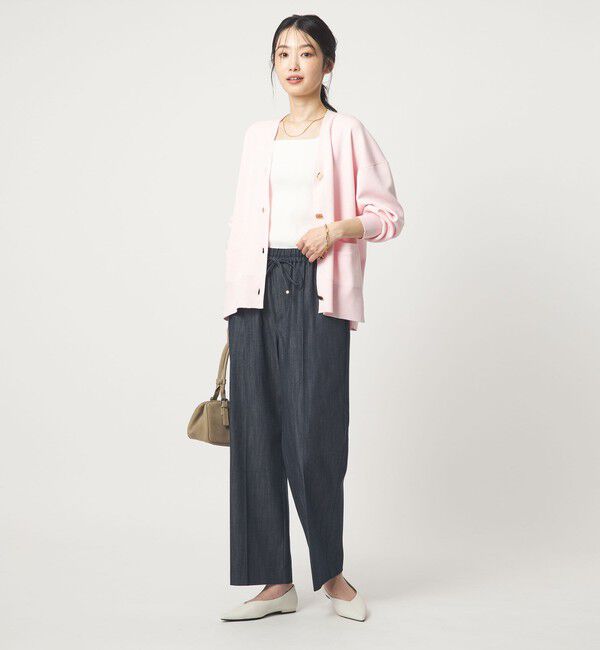 UNITED ARROWS green label relaxing「［size SHORT/TALLあり］ニーハイフレアパンツ デニム 2 ストレッチ」|デニム|