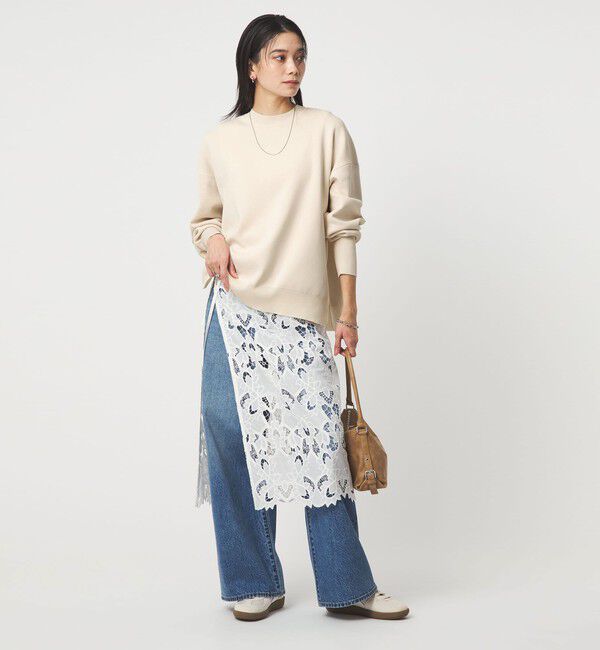 UNITED ARROWS green label relaxing「パフニット プルオーバー ウォッシャブル」|ニット・セーター|