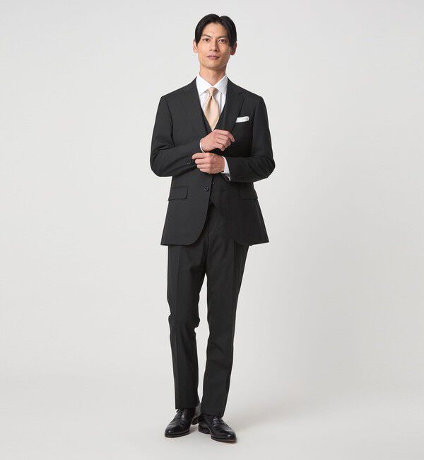 UNITED ARROWS green label relaxing「REDA トロピカル 無地 スリム ノープリーツ スーツパンツ」|スーツ|