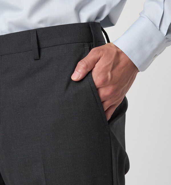 UNITED ARROWS green label relaxing「REDA トロピカル 無地 スリム ノープリーツ スーツパンツ」|スーツ|