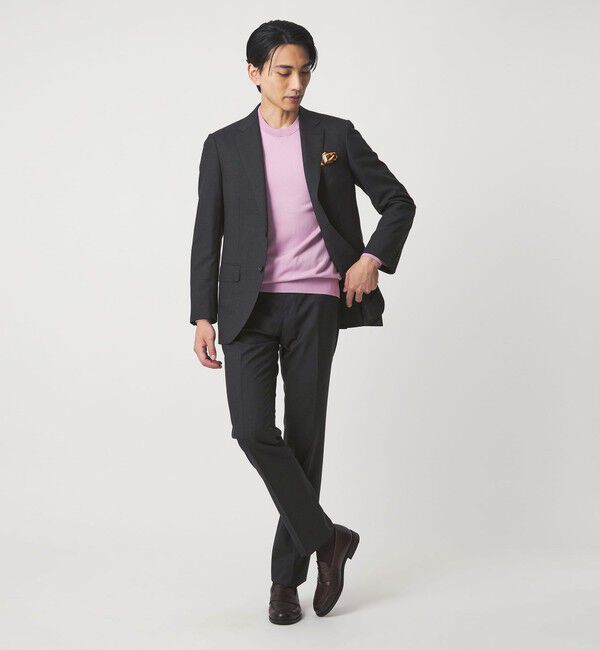 UNITED ARROWS green label relaxing「REDA トロピカル 無地 スリム ノープリーツ スーツパンツ」|スーツ|