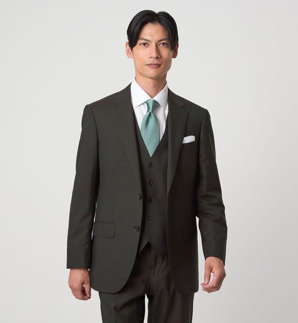 UNITED ARROWS green label relaxing「REDA トロピカル 無地 5B スーツベスト」|スーツ|