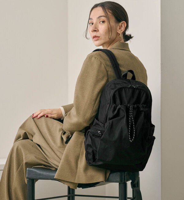 BEAUTY&YOUTH UNITED ARROWS「ドロストポケット リュック」|リュック|BLACK