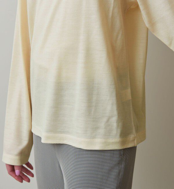 STEVEN ALAN「＜Steven Alan＞ウール ジャージー ロングスリーブ Tシャツ」|Tシャツ・カットソー|