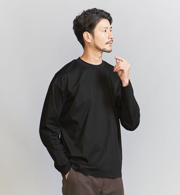 BEAUTY&YOUTH UNITED ARROWS「【WEB限定 WARDROBE SMART】NORITAKE クルーネック リラックス テーパード カットソー」|Tシャツ・カットソー|