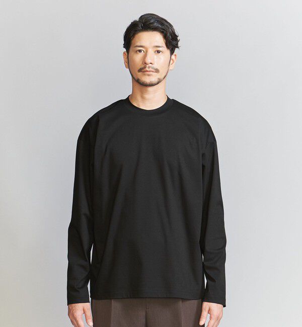 BEAUTY&YOUTH UNITED ARROWS「【WEB限定 WARDROBE SMART】NORITAKE クルーネック リラックス テーパード カットソー」|Tシャツ・カットソー|