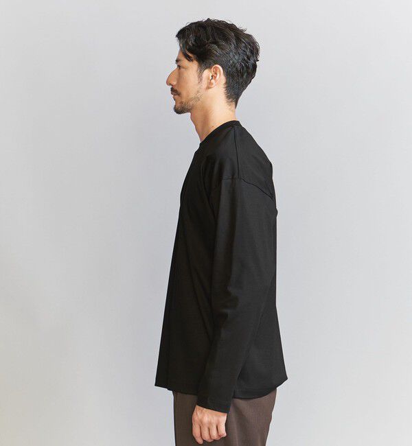 BEAUTY&YOUTH UNITED ARROWS「【WEB限定 WARDROBE SMART】NORITAKE クルーネック リラックス テーパード カットソー」|Tシャツ・カットソー|