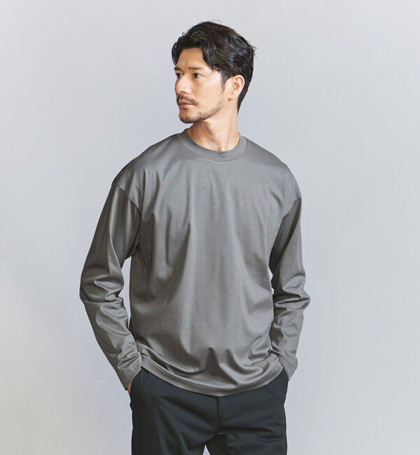 BEAUTY&YOUTH UNITED ARROWS「【WEB限定 WARDROBE SMART】NORITAKE クルーネック リラックス テーパード カットソー」|Tシャツ・カットソー|