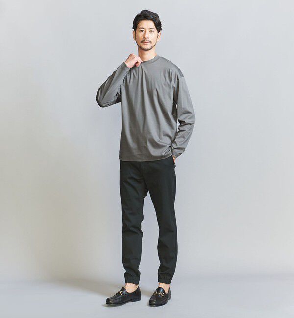 BEAUTY&YOUTH UNITED ARROWS「【WEB限定 WARDROBE SMART】NORITAKE クルーネック リラックス テーパード カットソー」|Tシャツ・カットソー|