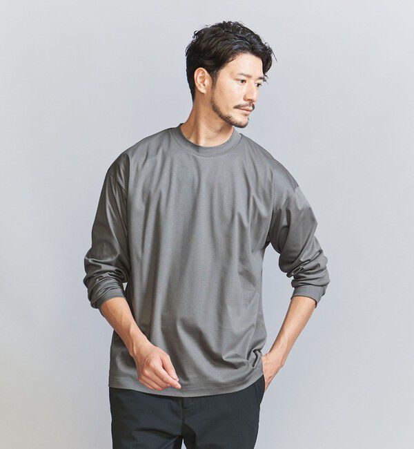 BEAUTY&YOUTH UNITED ARROWS「【WEB限定 WARDROBE SMART】NORITAKE クルーネック リラックス テーパード カットソー」|Tシャツ・カットソー|