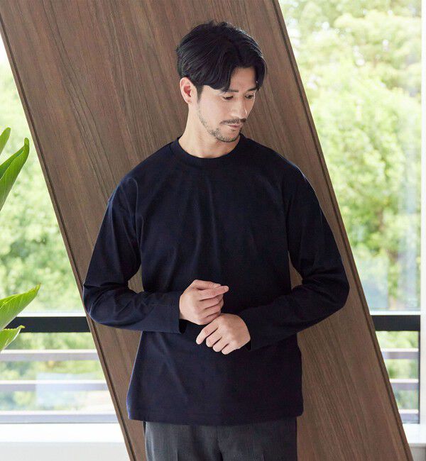 BEAUTY&YOUTH UNITED ARROWS「【WEB限定 WARDROBE SMART】NORITAKE クルーネック リラックス テーパード カットソー」|Tシャツ・カットソー|