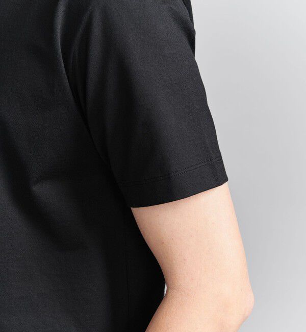 BEAUTY&YOUTH UNITED ARROWS「【WEB限定 WARDROBE SMART】クリア  ガスコットン ヘンリーネック カットソー【抗菌・防臭】」|Tシャツ・カットソー|