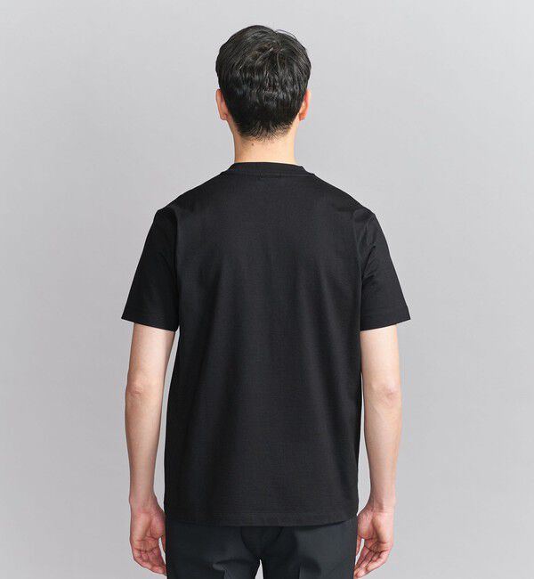 BEAUTY&YOUTH UNITED ARROWS「【WEB限定 WARDROBE SMART】クリア  ガスコットン ヘンリーネック カットソー【抗菌・防臭】」|Tシャツ・カットソー|