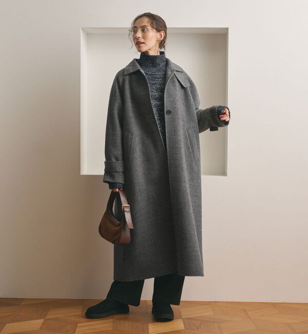 リバー ステンカラー ロングコート（BEAUTY&YOUTH UNITED ARROWS