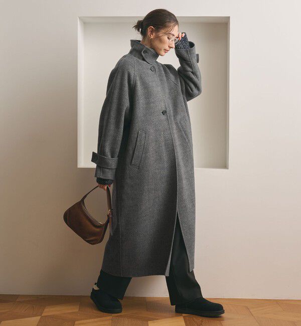 リバー ステンカラー ロングコート（BEAUTY&YOUTH UNITED ARROWS