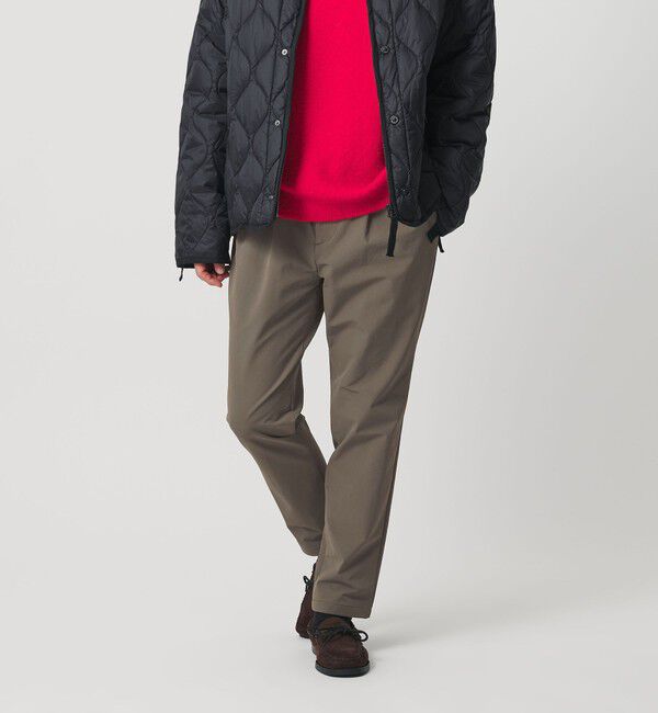 BEAUTY&YOUTH UNITED ARROWS「ダブルクロス 4WAY ナイロン 1プリーツ イージーパンツ NO.5」|チノ|