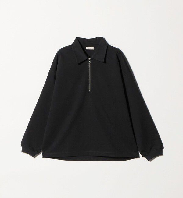 BEAUTY&YOUTH UNITED ARROWS「 DENCE コットン ジップ ポロ」|Tシャツ・カットソー|BLACK