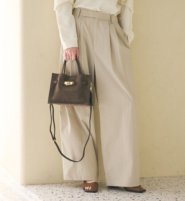 BEAUTY&YOUTH UNITED ARROWS「＜VIOLAd&rsquo;ORO＞スエード 2WAY トートバッグ」|ショルダー・メッセンジャー|