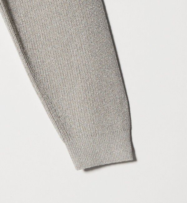 BEAUTY&YOUTH UNITED ARROWS「ブークレ ミックス 12ゲージ アゼ クルーネック ニット ウォッシャブル」|ニット・セーター|