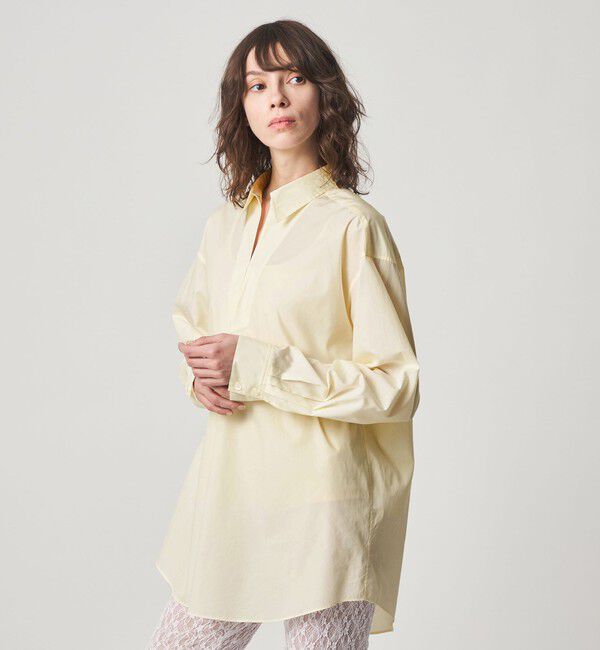 STEVEN ALAN「＜Steven Alan＞コットン スキッパー シャツ」|シャツ・ブラウス|