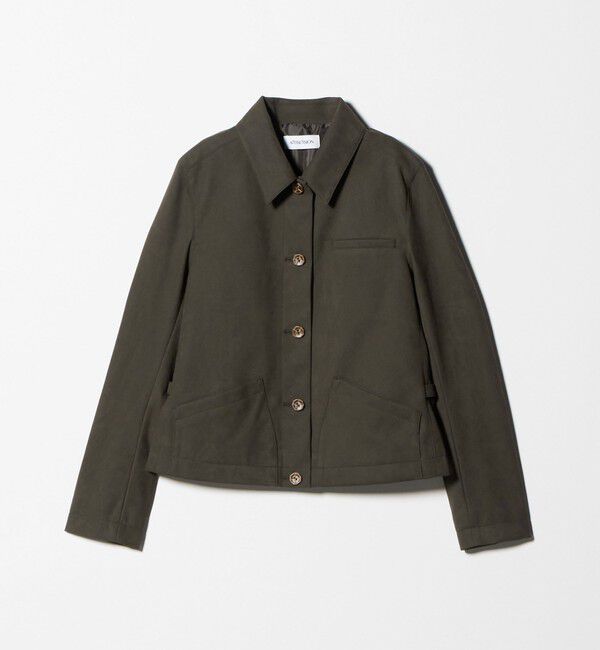 ATTISESSION「＜ATTISESSION＞スエードライク 3ポケット ジャケット」|テーラードジャケット|