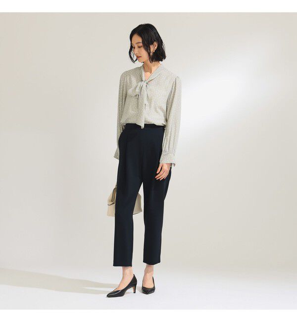 Demi-Luxe BEAMS 「トリアセ 1タック パンツ＊」|スラックス|