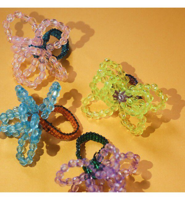 Ray BEAMS 「designsix / PETAL リング」|リング|YELLOW