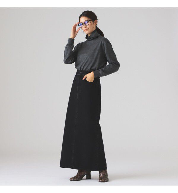 Demi-Luxe BEAMS 「SLOANE / ウール 天竺 タートルネック ニットTシャツ」|Tシャツ・カットソー|